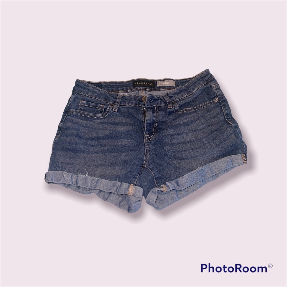 Aeropostale Midi Jean Shorts